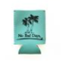 NO BAD DAYS ® Can Cooler Cozie Beverage Holder Neoprene Drink Sleeve Color:AquaPalms